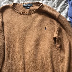 Polo sweater light brown
